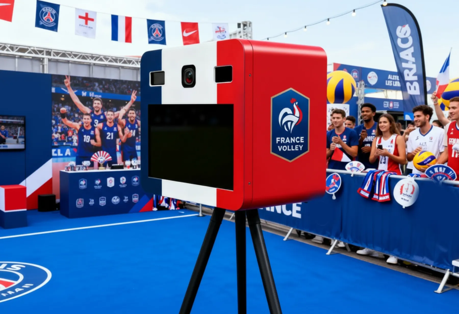 Idées d’animations photo et vidéo pour vos événements volley-ball